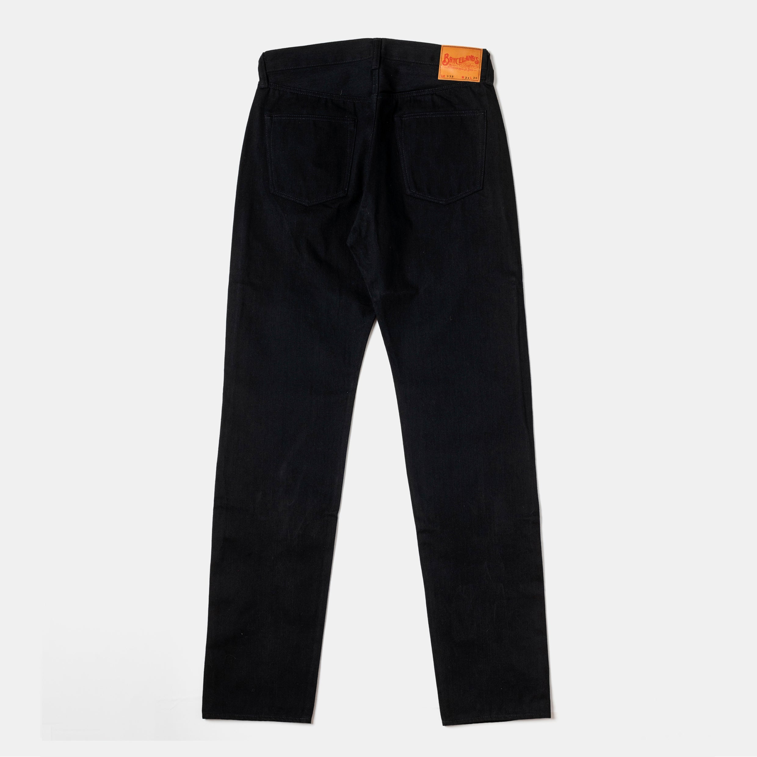 Denim 933 Black Jeans Unsanforized | Bryceland's & Co