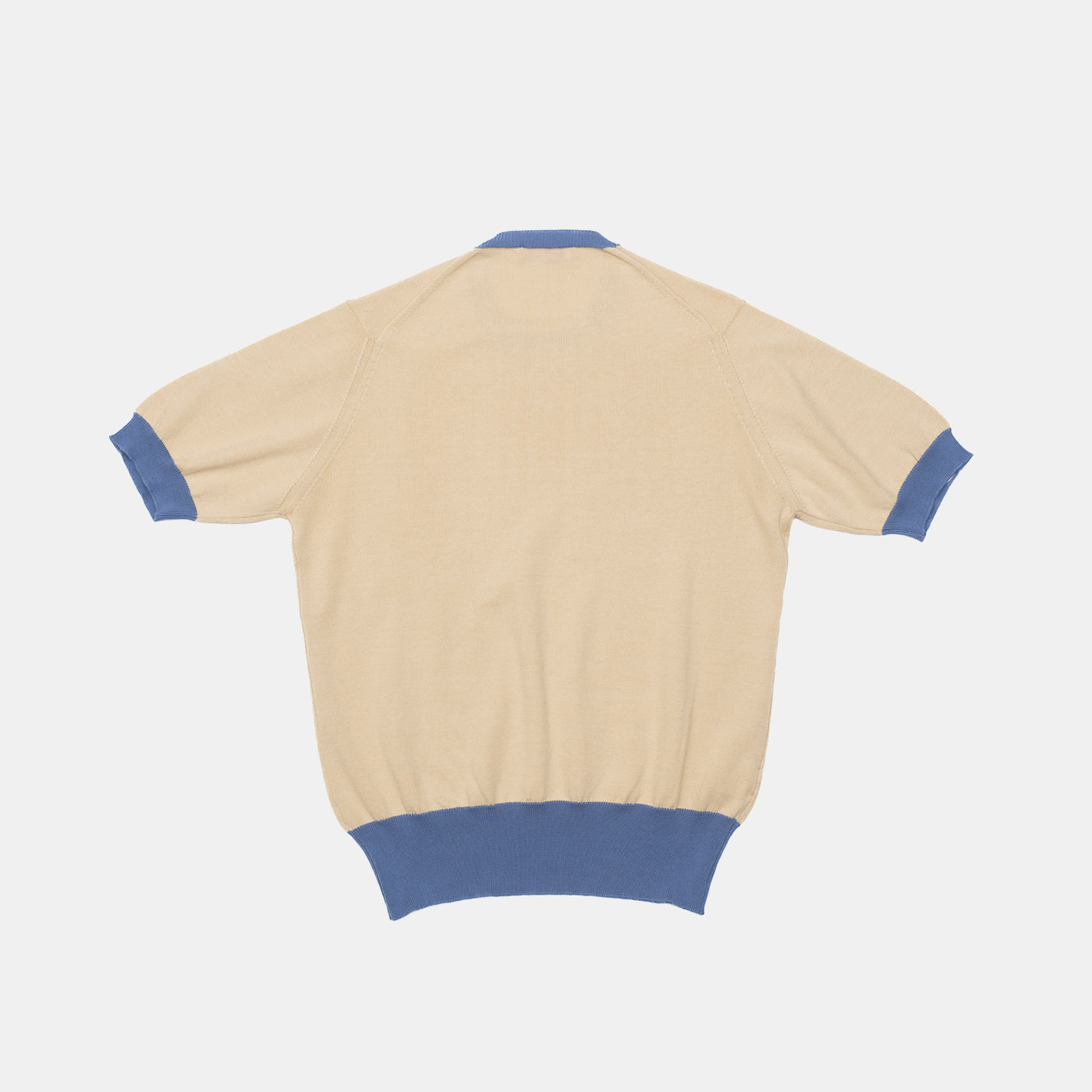 ‘Skipper’ Tee Cream/Blue