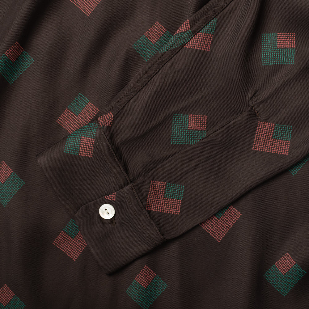 Rayon Shirt Diamond Brown – Bryceland's USA