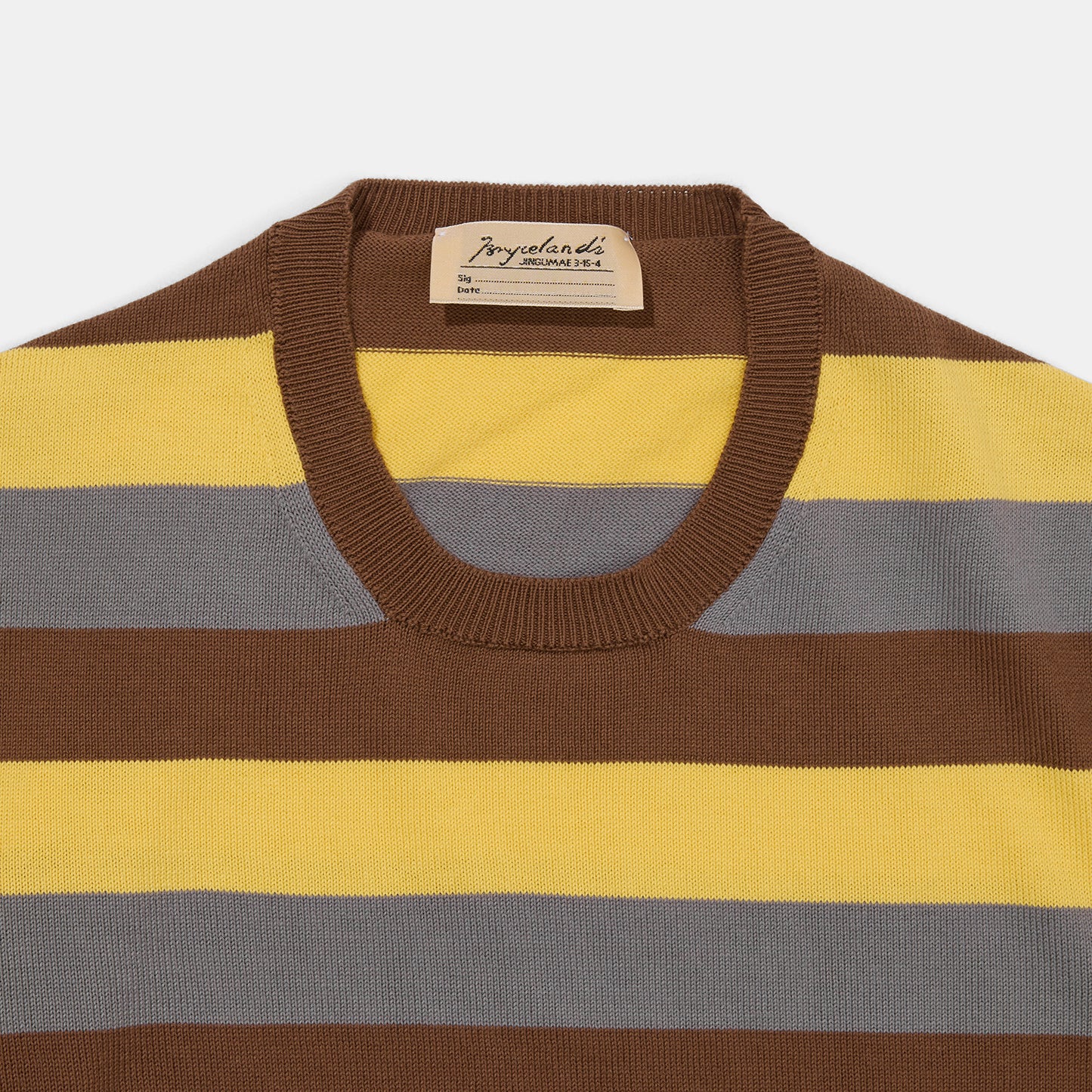 ‘Skipper’ Striped Tee Block Stripe