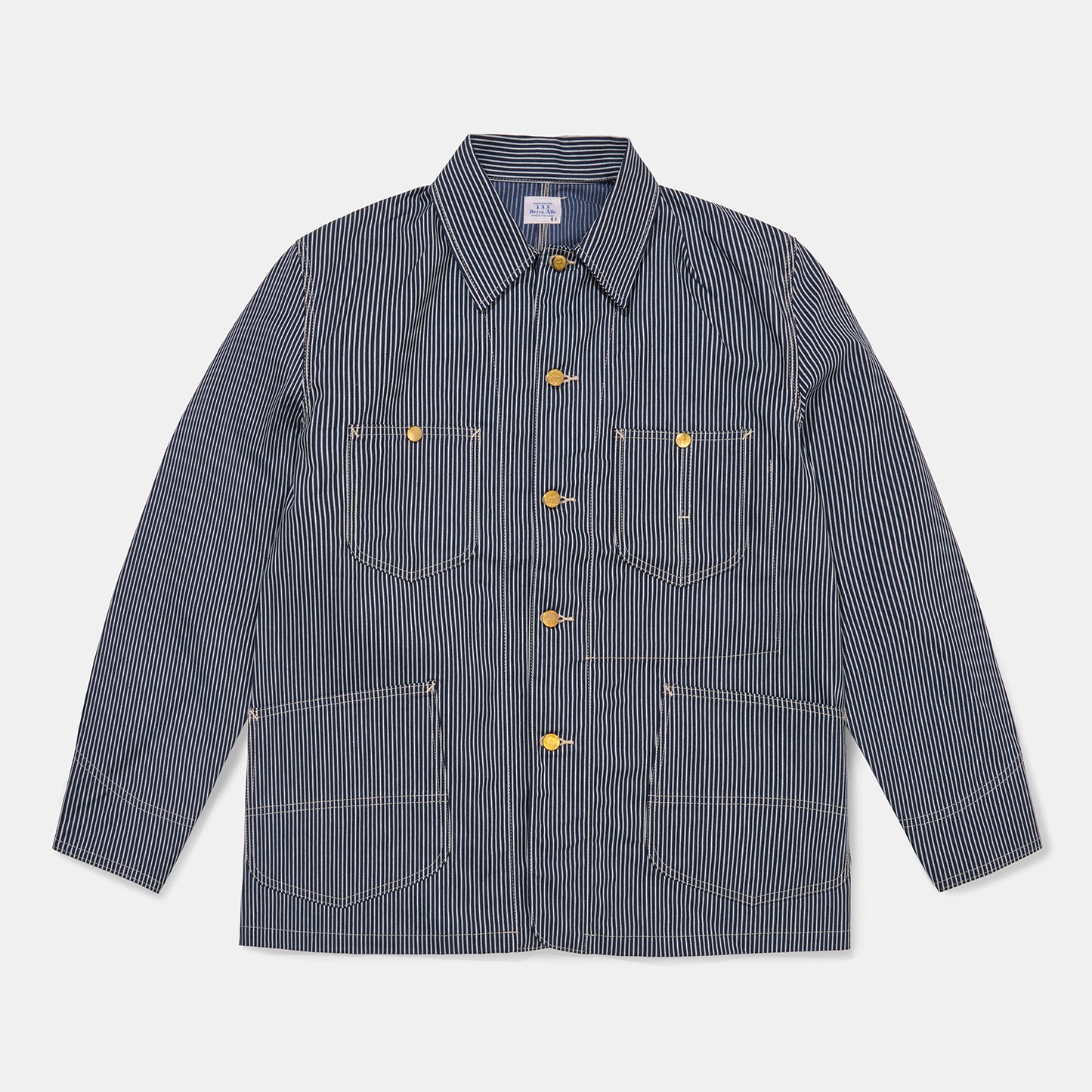 Bryceland's チョアコート/カバーオール Size 34 ChoreJacket_HickoryStripe_01.