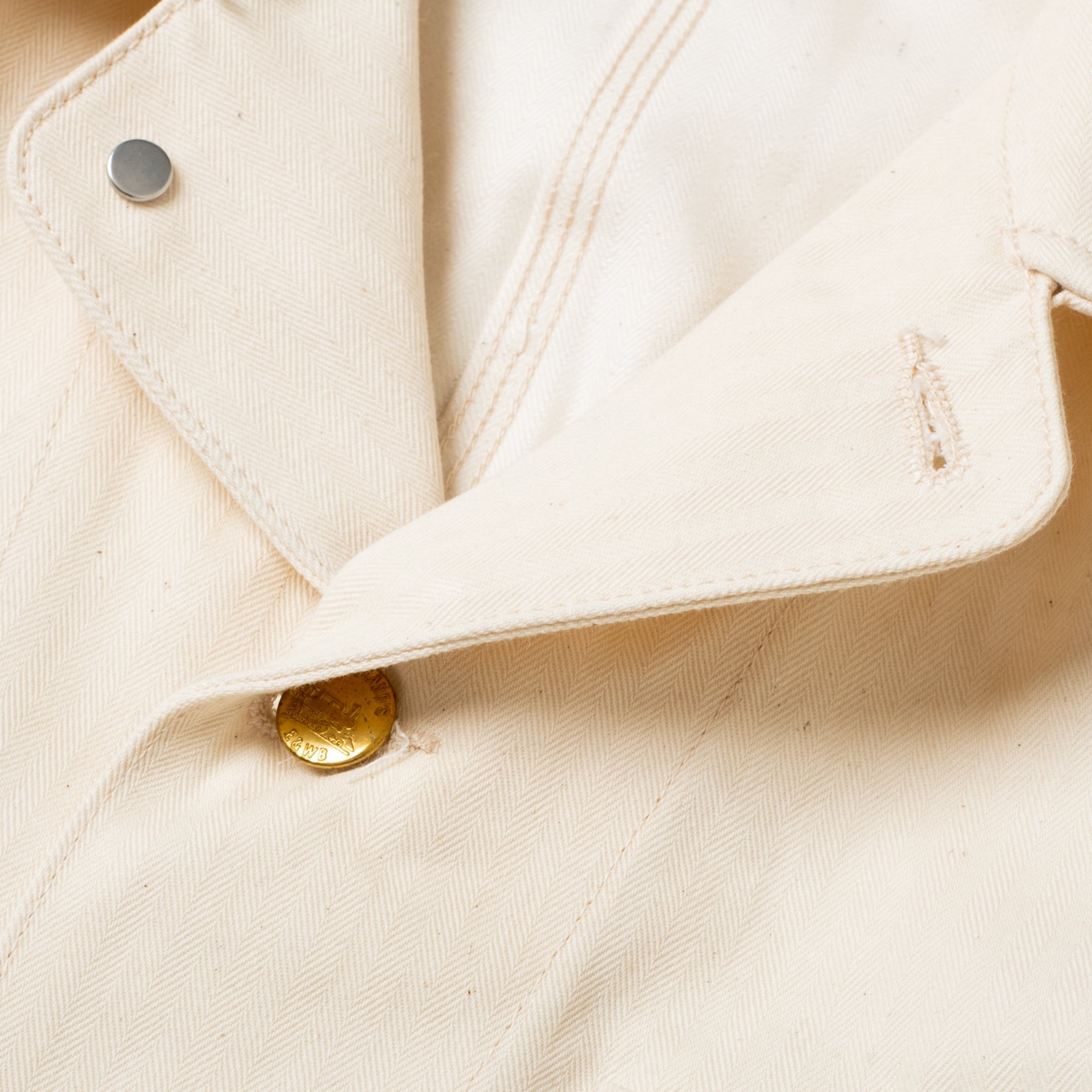 Chore Coat HBT White | Bryceland's & Co. – Bryceland's USA